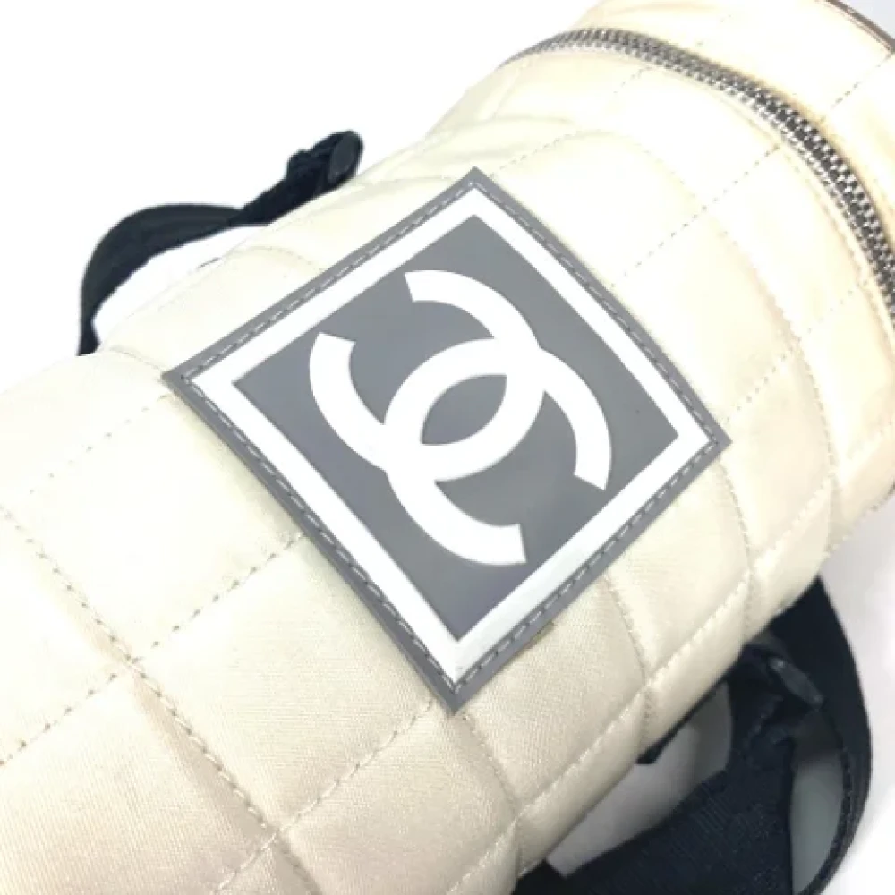 Chanel Vintage Pre-owned Fabric chanel-bags White Dames