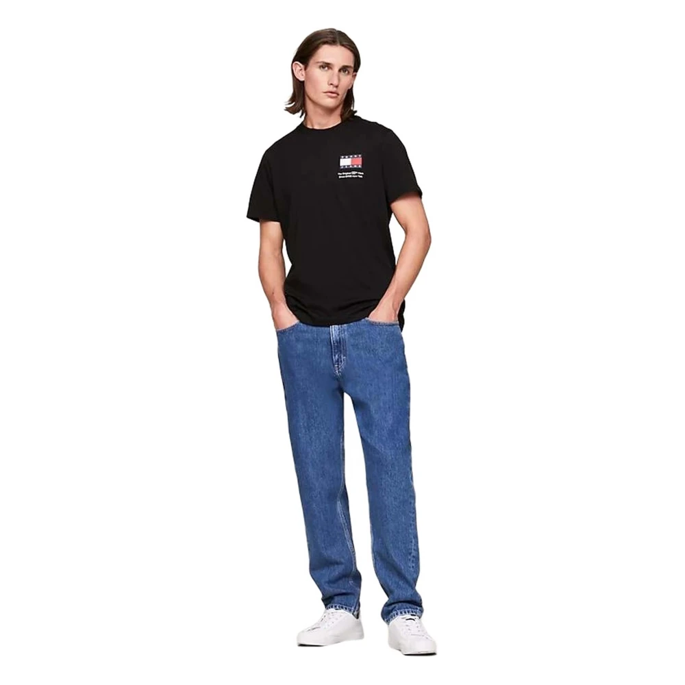 Tommy Hilfiger Essentiële T-shirt Black Heren