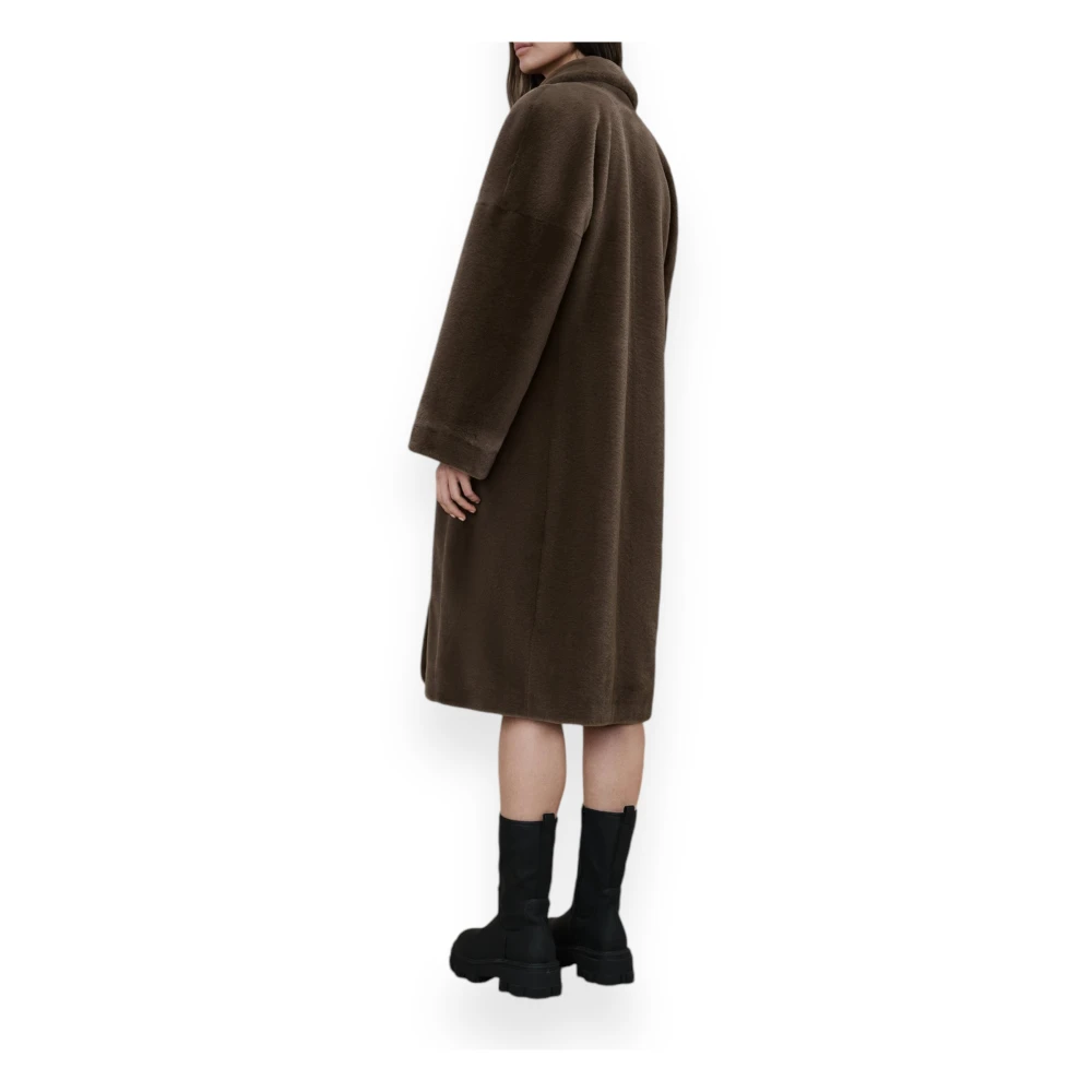 RRD Eco Fur Kimono Jas Gray Dames