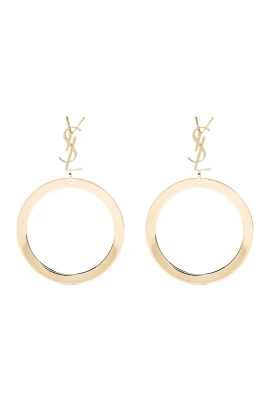 Cassandre Pendant Hoop Earrings
