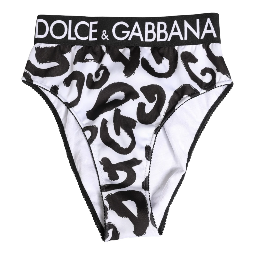 Dolce & Gabbana Women's Black High Brief - Underpants - Xs - Underwear