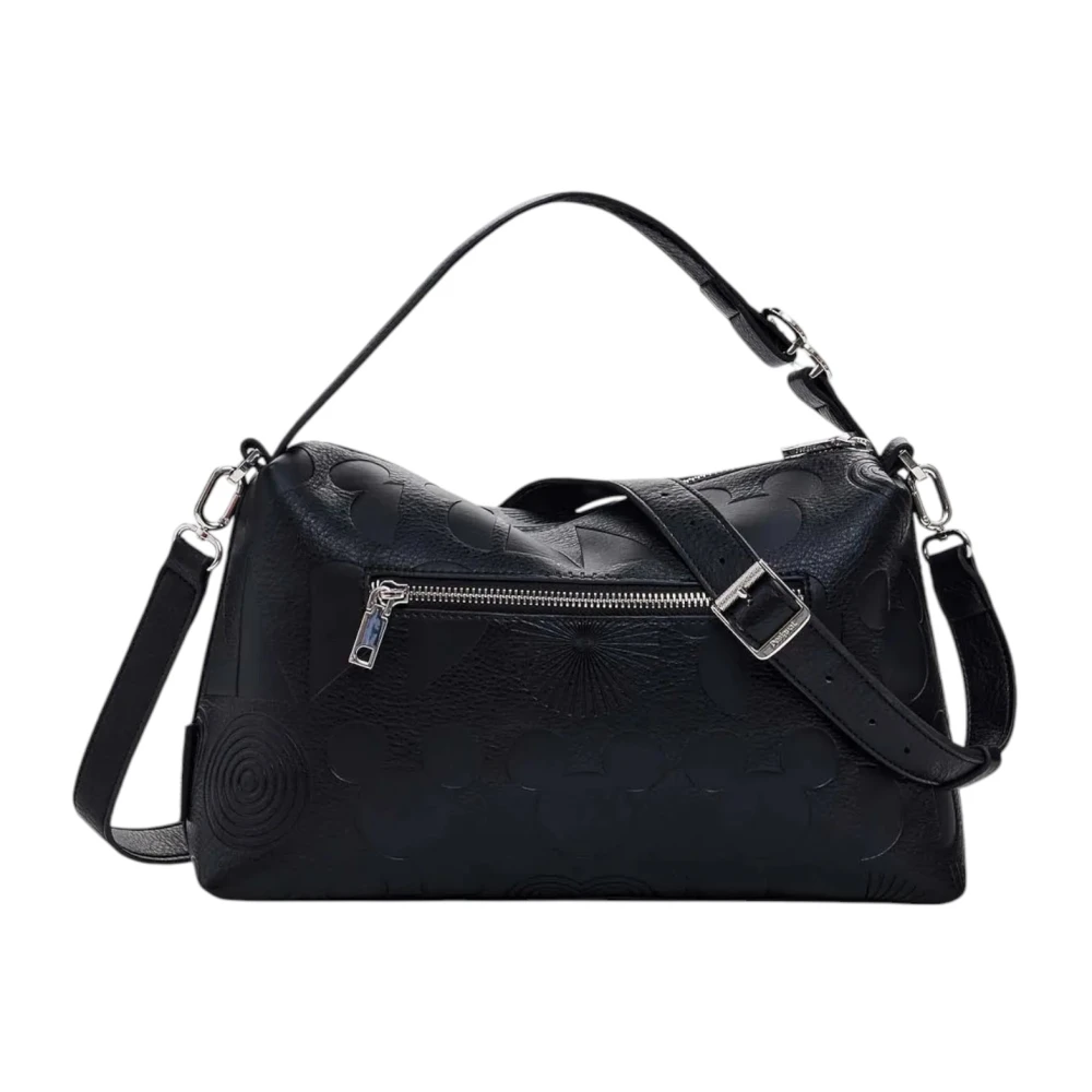 Desigual Lente Zomer Dames Middelgrote Tassen Collectie Black Dames
