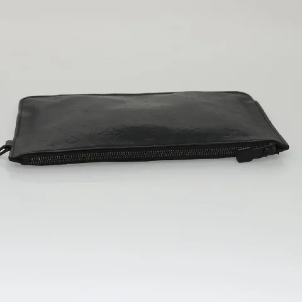 Louis Vuitton Vintage Pre-owned Leather pouches Brown Dames