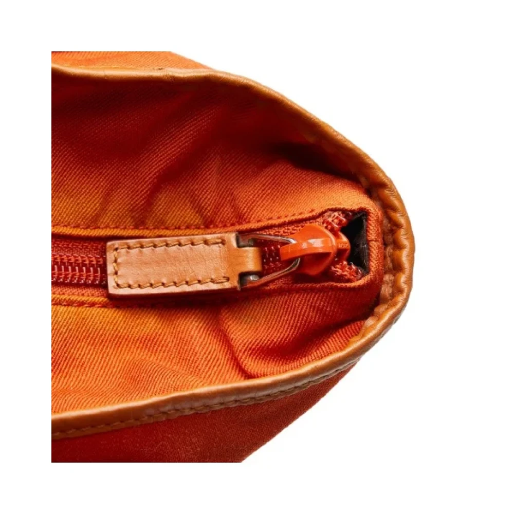Gucci Vintage Pre-owned Canvas gucci-bags Orange Dames