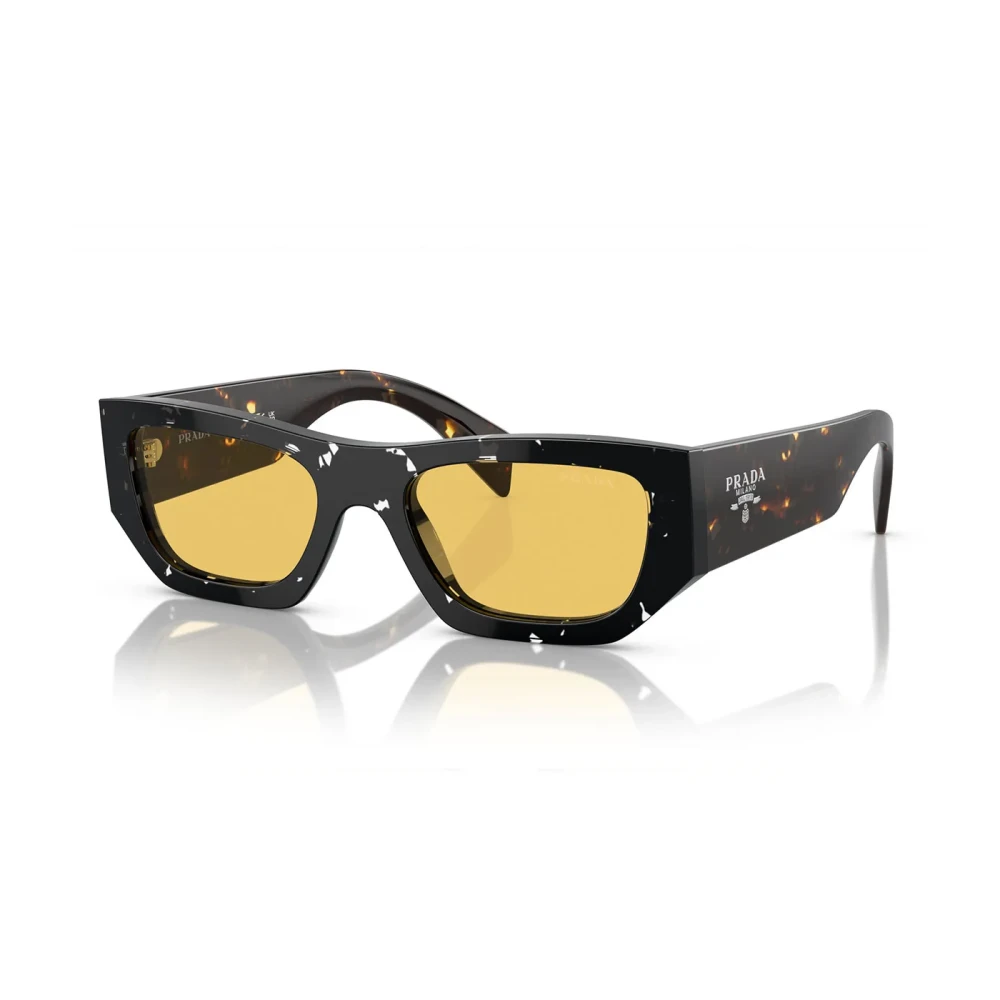 Prada Brown Classic Pillow Shape Sunglasses - Unisex - Sunglasses - 53 Mm - Accessories