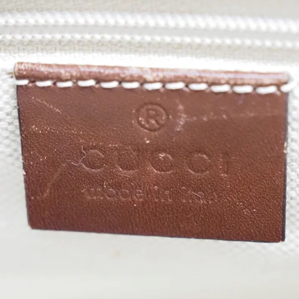 Gucci Vintage Pre-owned Fabric gucci-bags Gray Dames