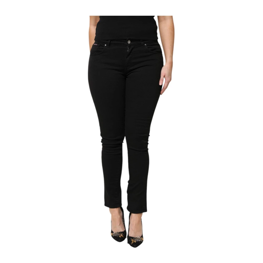 Dolce & Gabbana Donna Nero Jeans, M, New,