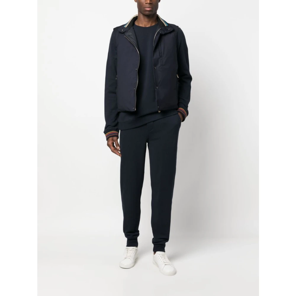 PS By Paul Smith Blauwe Katoenen Slim Fit Broek Blue Heren