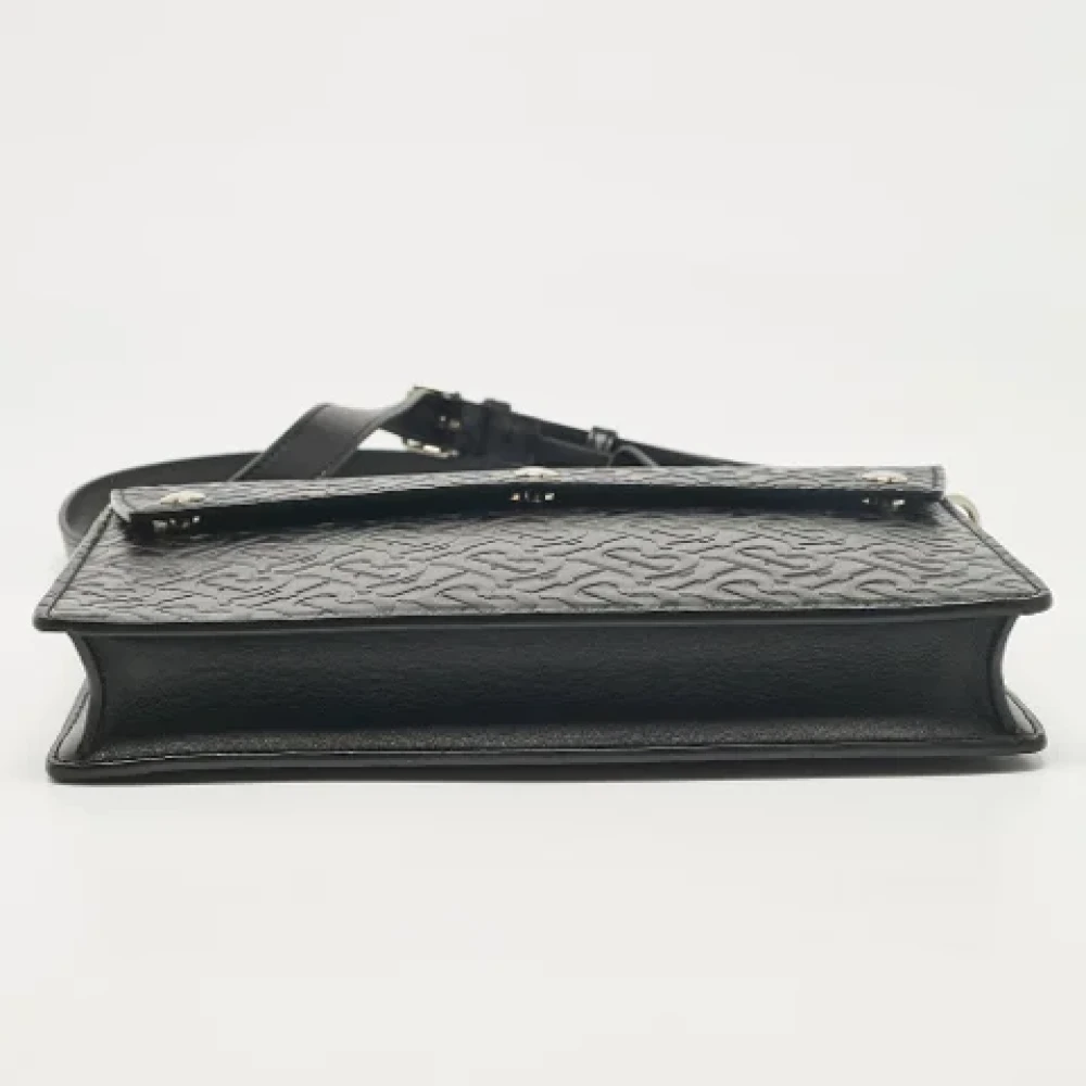 Burberry Vintage Pre-owned Leather travel-bags Black Dames