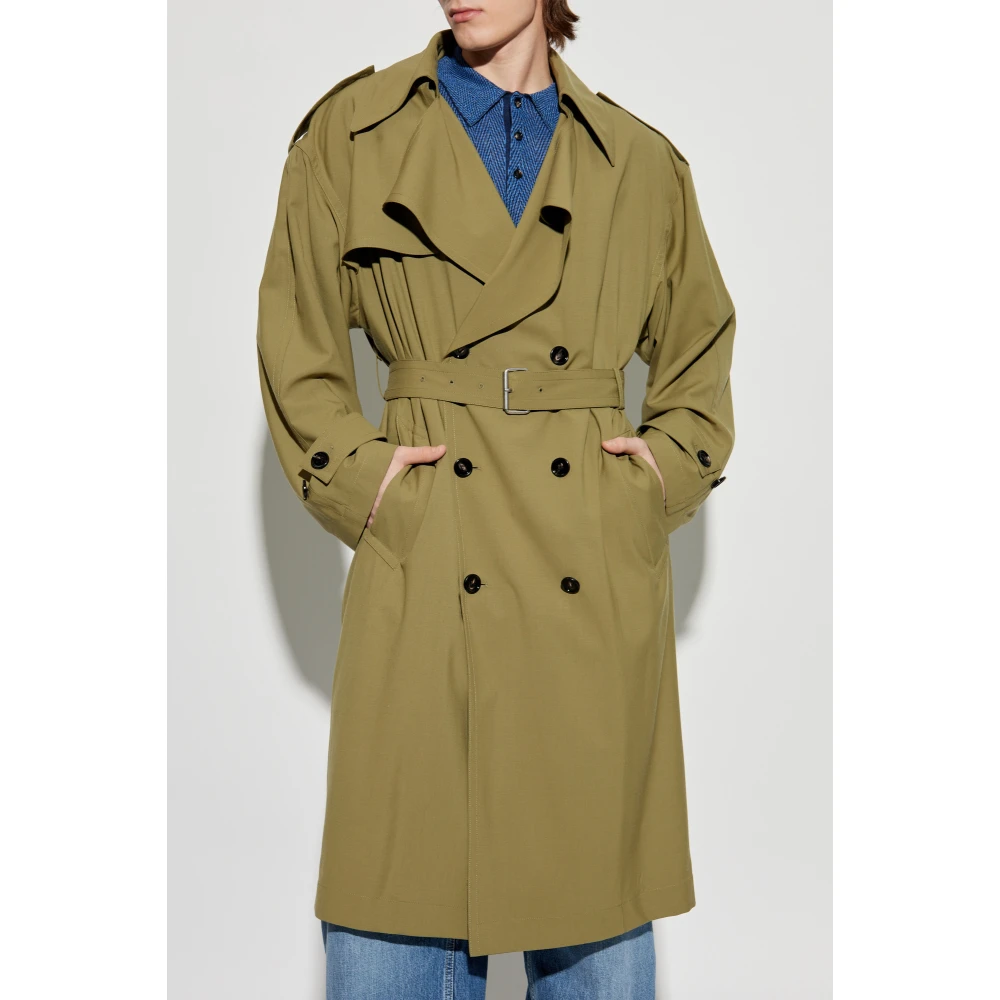 Bottega Veneta Wollen trenchcoat Green Heren