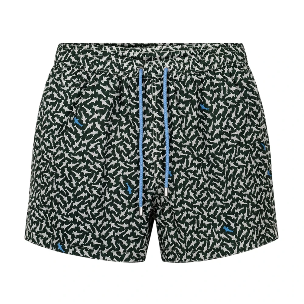 Mc2 Saint Barth Men's Green Sea Clothing - Beachwear - S - Swimwear