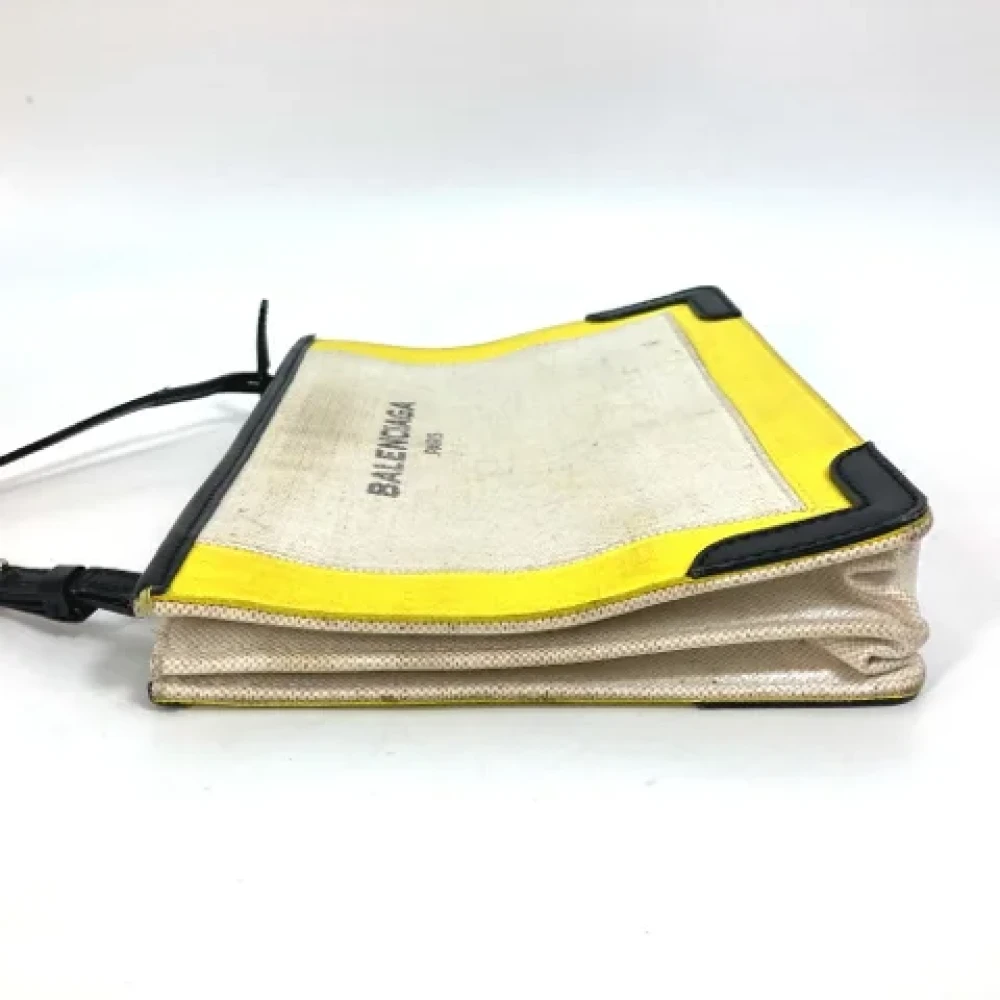 Balenciaga Vintage Pre-owned Leather shoulder-bags Yellow Dames
