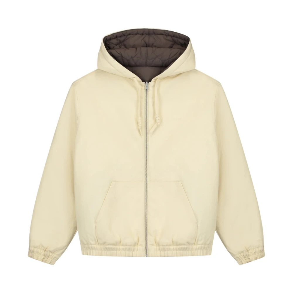 Arte Antwerp Omkeerbare Hoodie Klassieke & Gedurfde Stijl Beige Heren