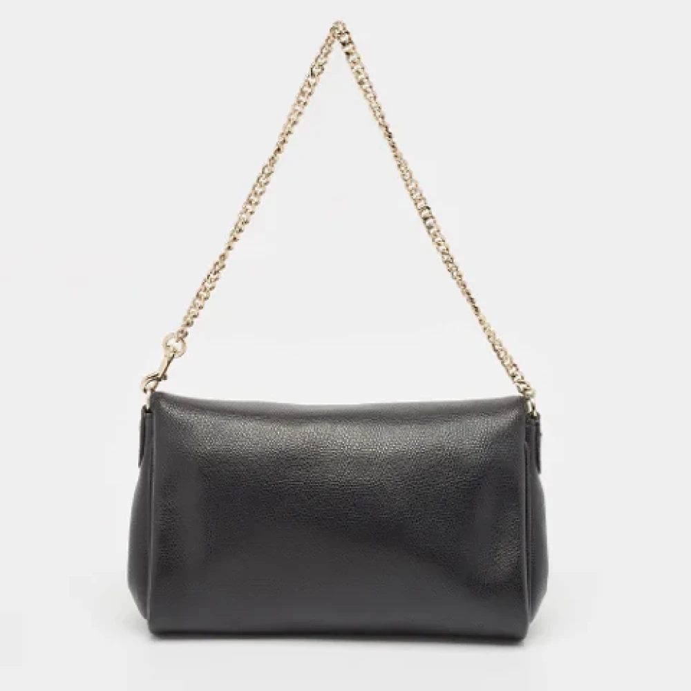 Coach Pre-owned Leather shoulder-bags Black Dames