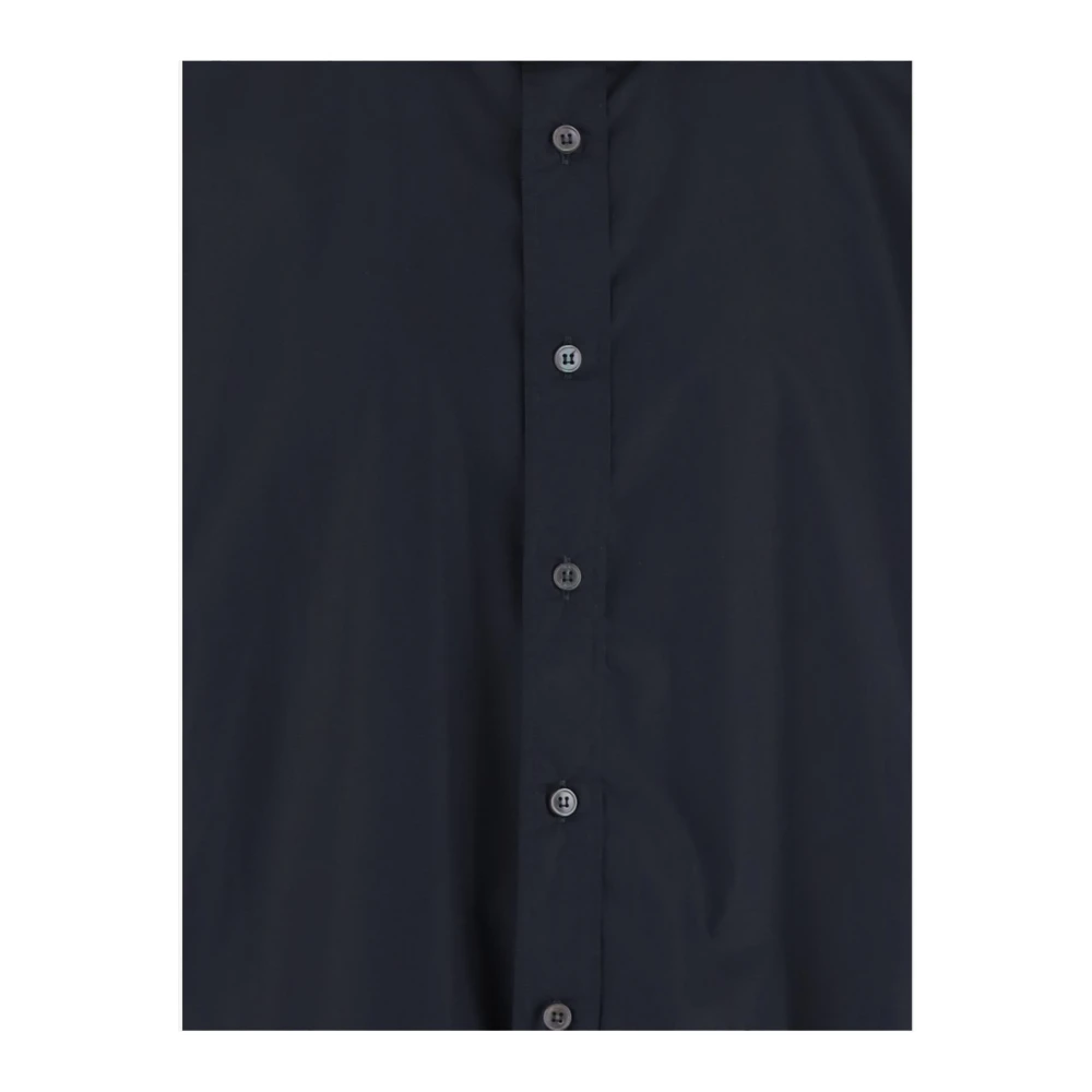 Darkpark Casual Popeline Overhemd Black Heren