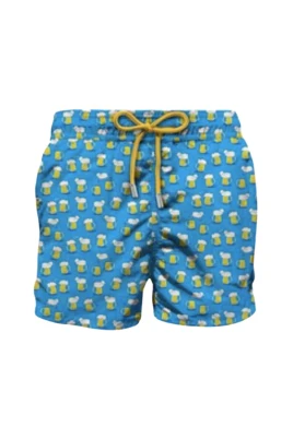 Mäns Strand Shorts Micro Mönster