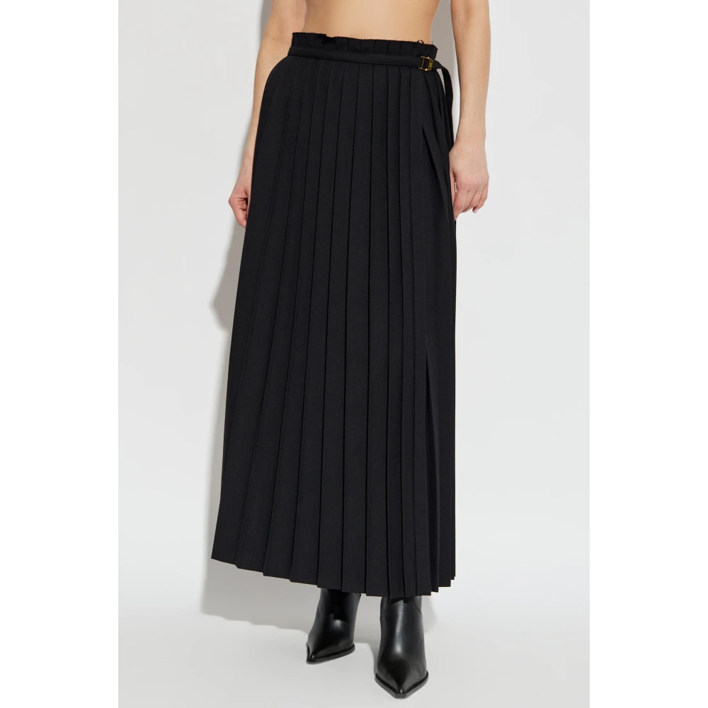 Ami Paris Gepleide rok Black Dames