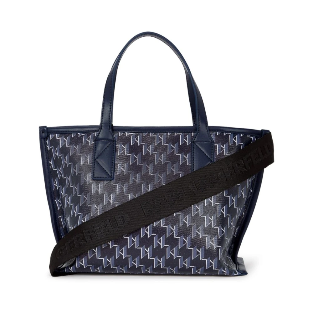 Karl Lagerfeld Tote Voyage S Marino CON Monograma Blue Dames