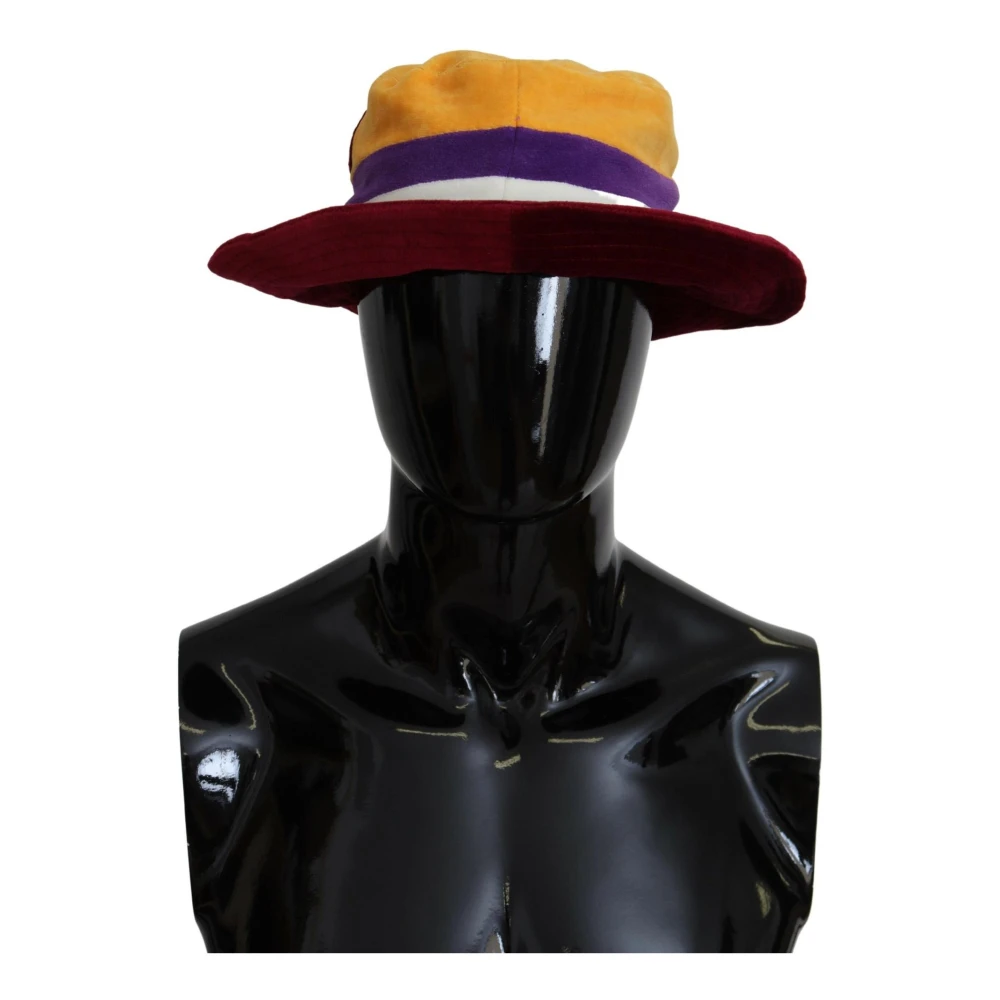 Dolce & Gabbana Multicolor Logo Bucket Hat Multicolor Heren
