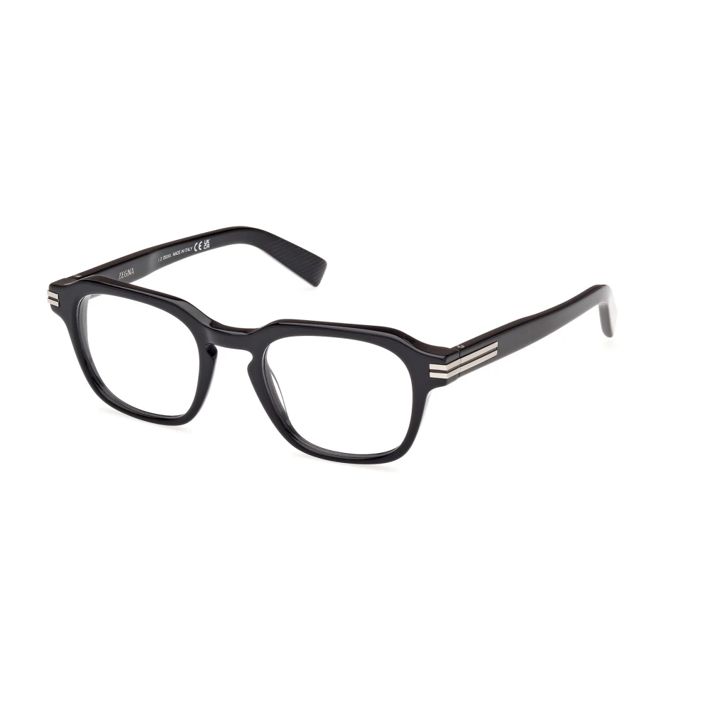 Zegna Black Glasses, Male, 50 Mm, Eyeglasses