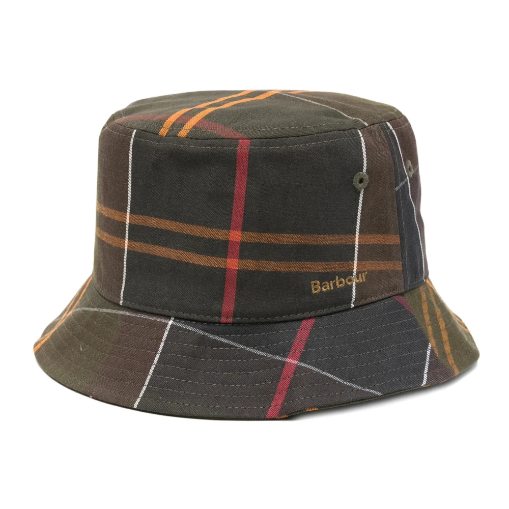 Barbour Green Accessories, Male, L, Telfield Tartan Bucket