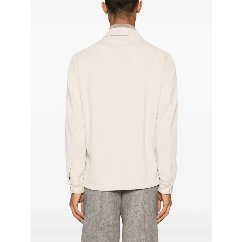 Barena Venezia Witte overhemden voor mannen Aw24 Beige Heren