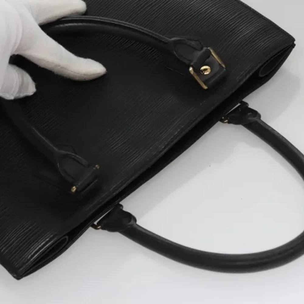 Louis Vuitton Vintage Pre-owned Leather handbags Black Dames