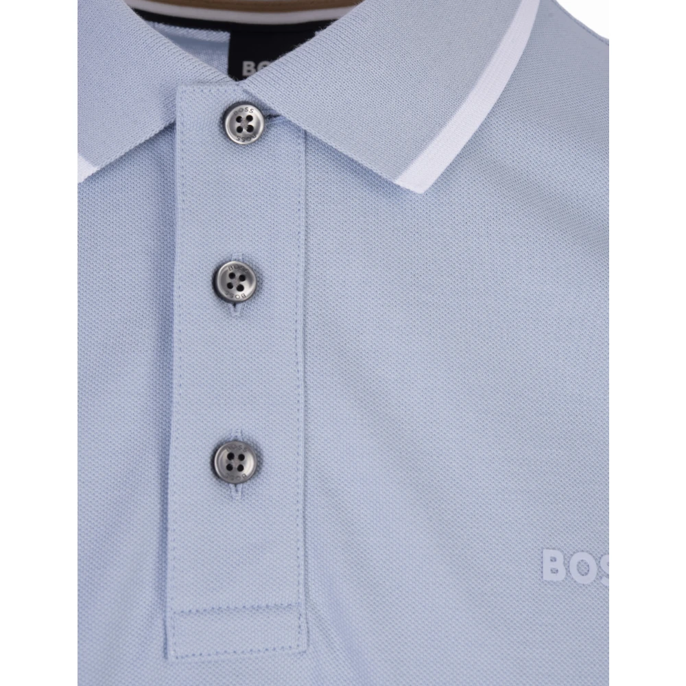 Hugo Boss Polo Shirts Blue Heren