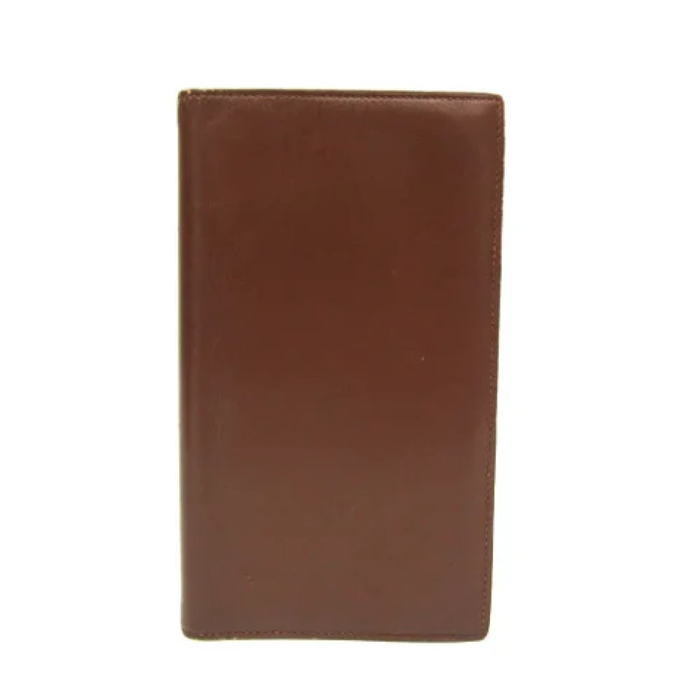 Hermès Vintage Pre-owned Leather home-office Brown Dames