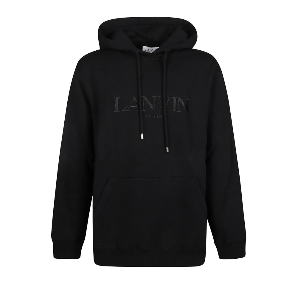 Lanvin Sweatshirts Hoodies Black Heren