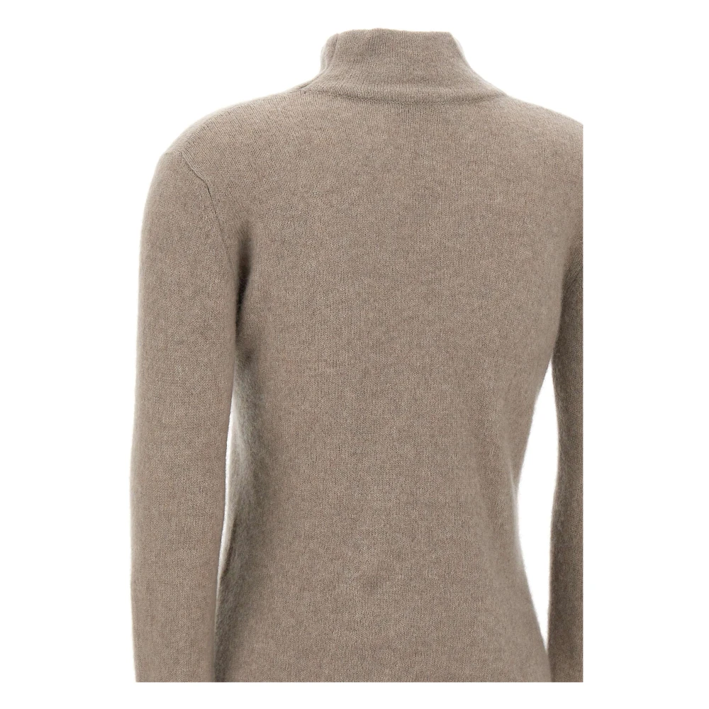Filippo De Laurentiis Kasjmier Zijde Trui Taupe Vrouwen Brown Dames
