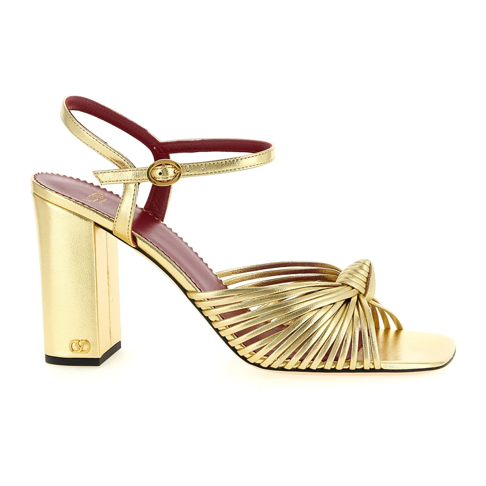 Valentino Garavani Yellow High Heel Sandals, Female, 4 Uk, Annet Sandal