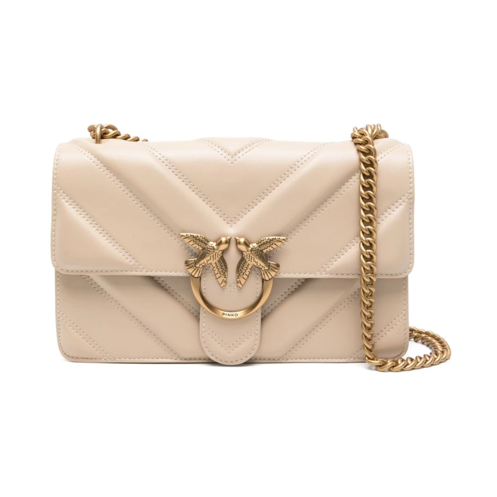pinko Beige tassen voor een stijlvolle look Beige Dames