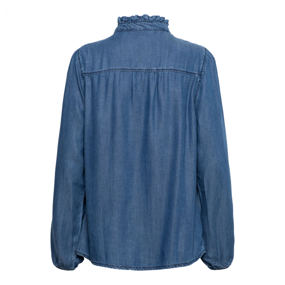 &Co Woman Overhemd van spijkerstof Blue Dames