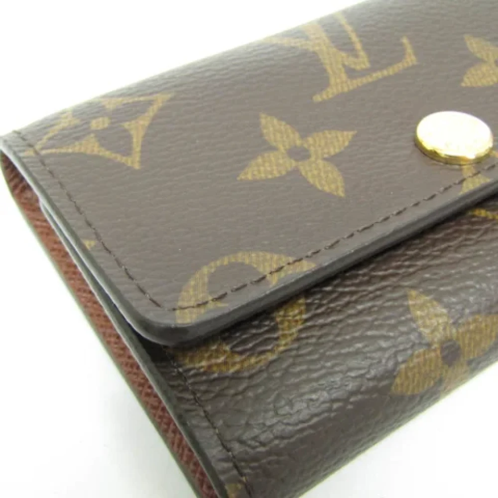 Louis Vuitton Vintage Pre-owned Fabric key-holders Brown Dames