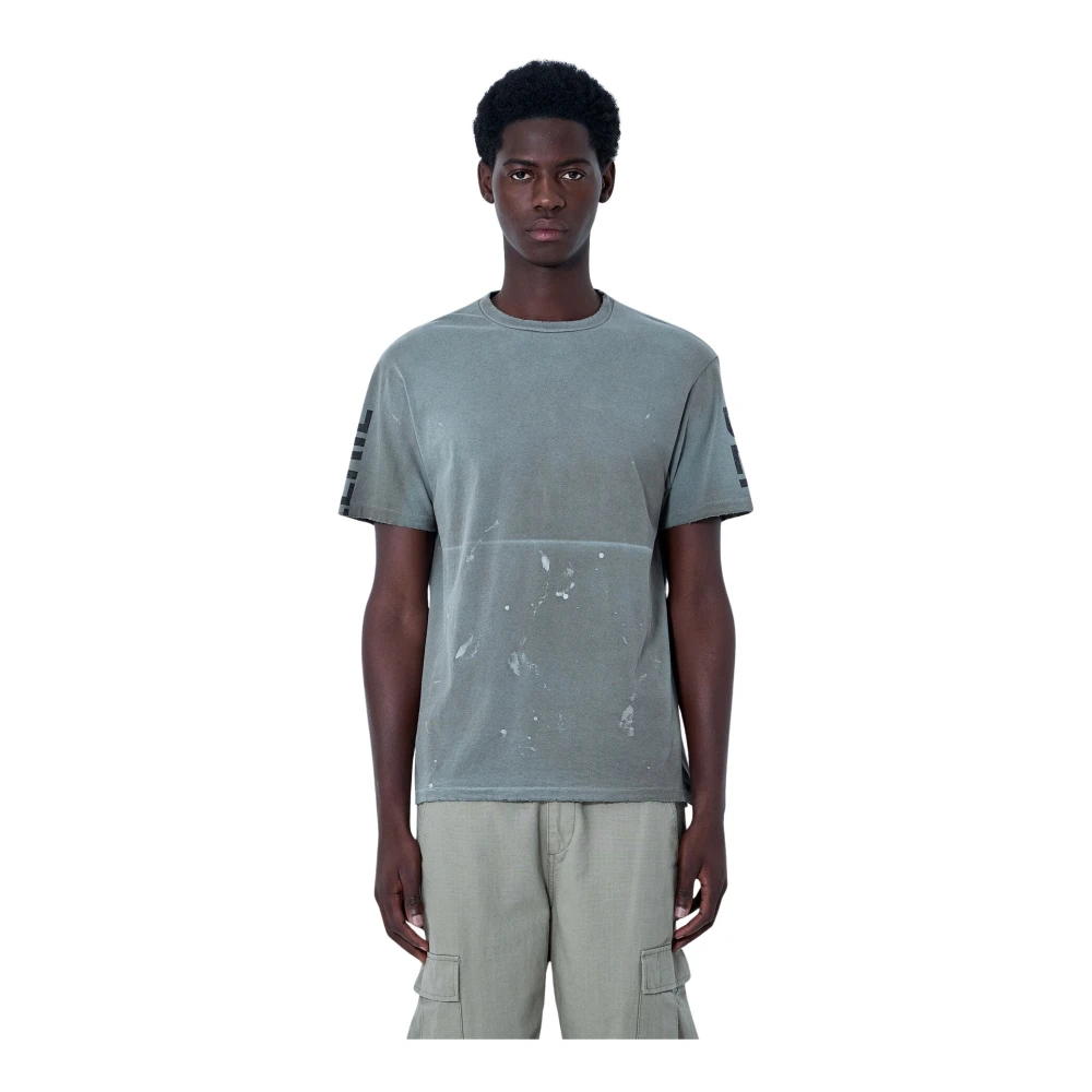Gallery Dept. Gray T-Shirts, Male, S, Distressed T-Shirt