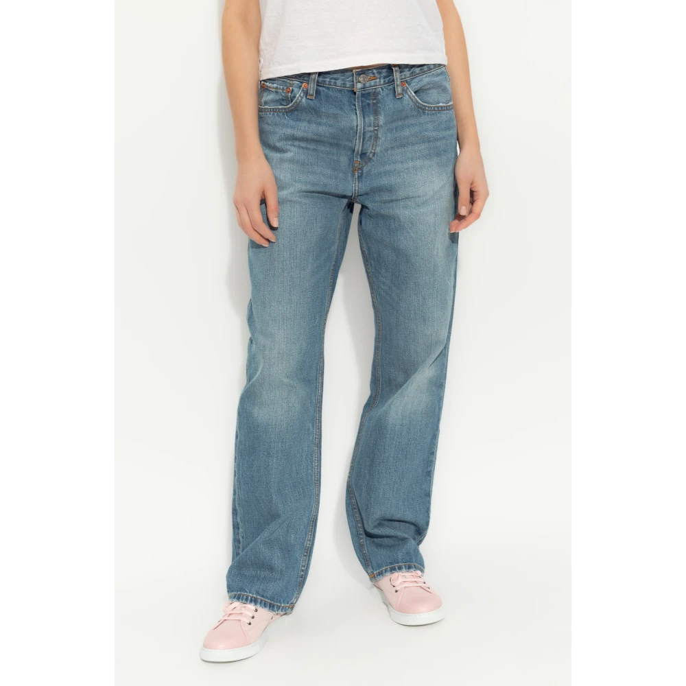 Re Done Straight leg jeans Blue Dames