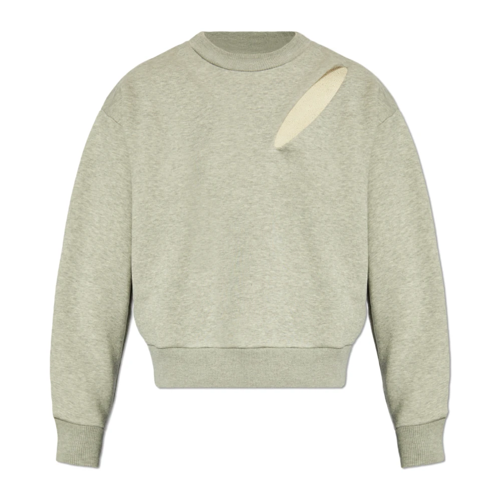 Alexander mcqueen Sweatshirt met split Gray Dames