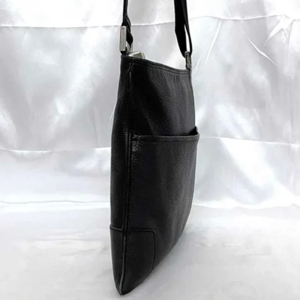 Gucci Vintage Pre-owned Leather shoulder-bags Black Dames