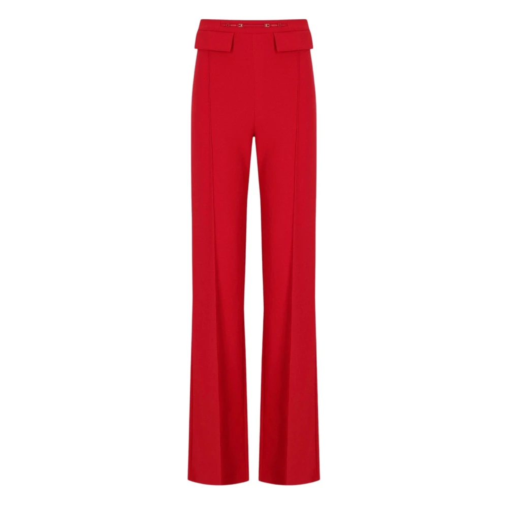 Elisabetta Franchi , Damen, Hosen, Rot, S
