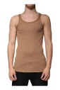 brown-cotton-tank-top-with-logo