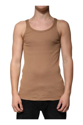 brown-cotton-tank-top-with-logo