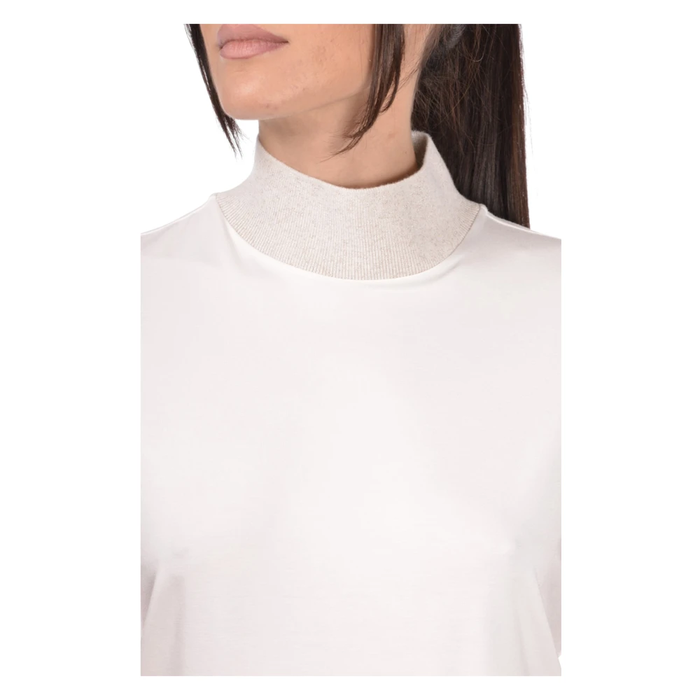 Gran Sasso Stijlvolle Lupetto Trui White Dames