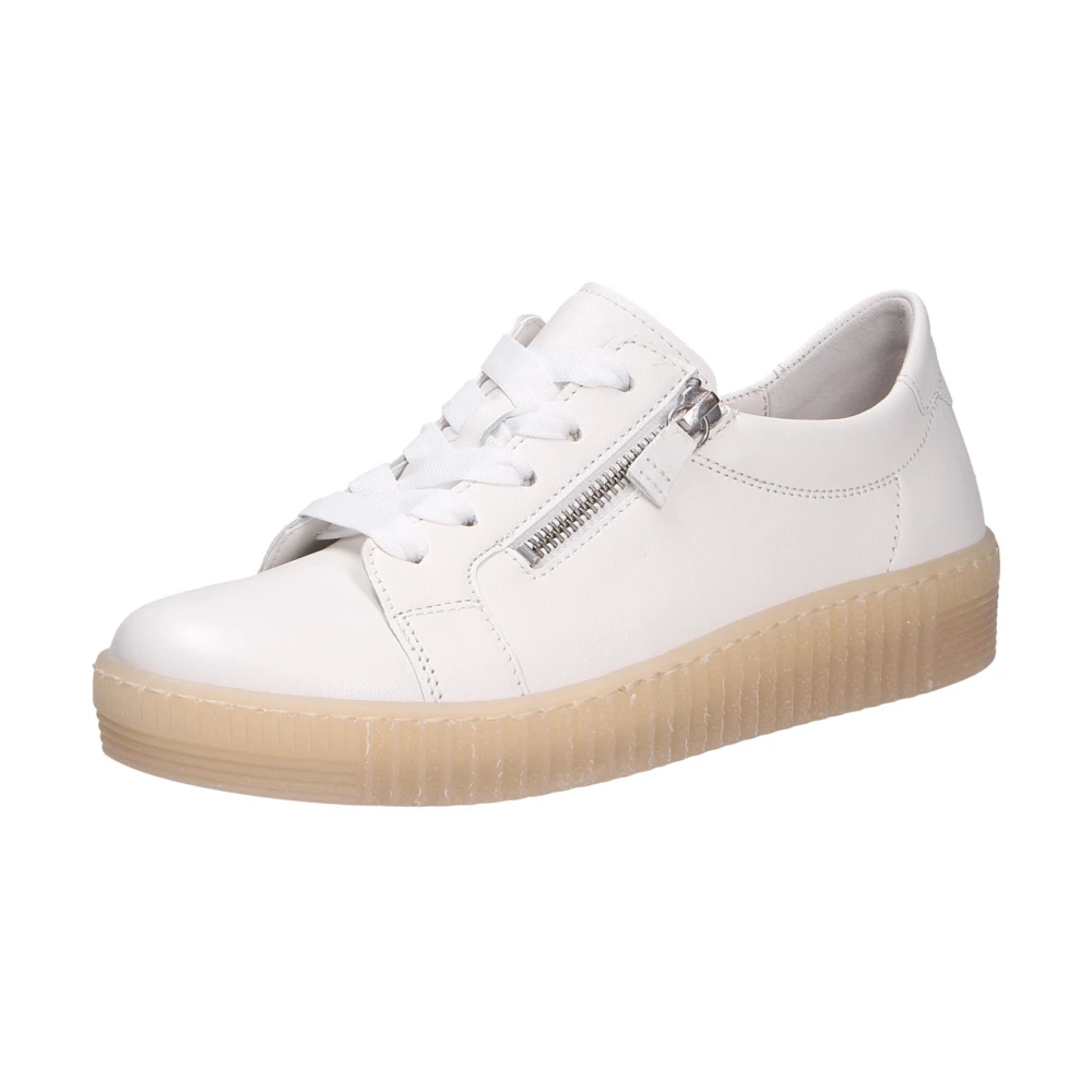 Gabor Dames Leren Sneaker Dames Schoenen Wit