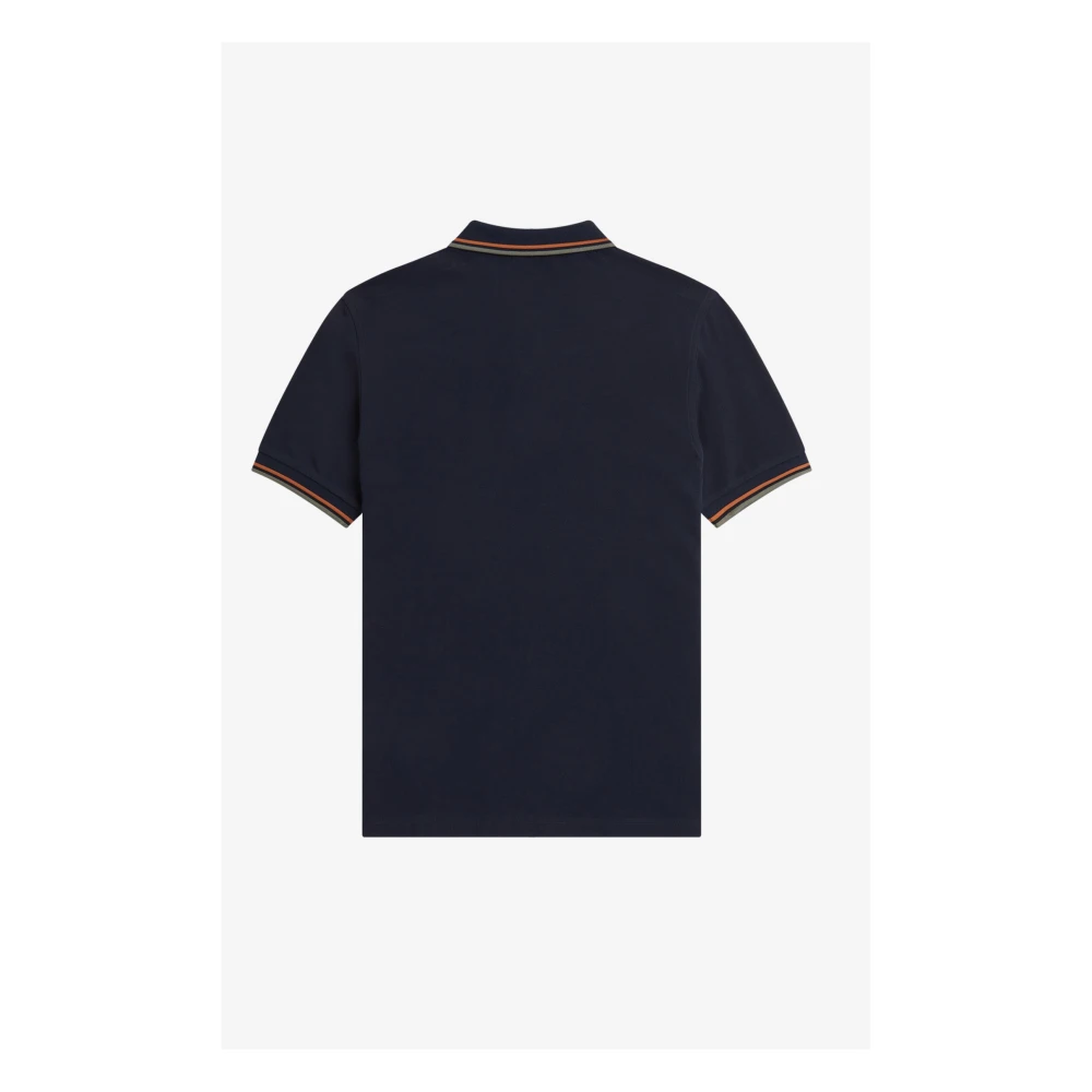 Fred Perry Polo Shirts Blue Heren