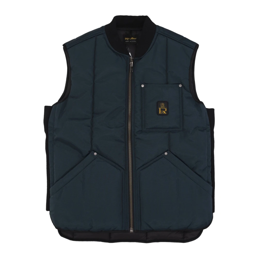 Refrigiwear Mannelijk Blauw Jassen Heren, M, Polyester, Schokabsorberend Mouwloos Vest Met Ritssluiting