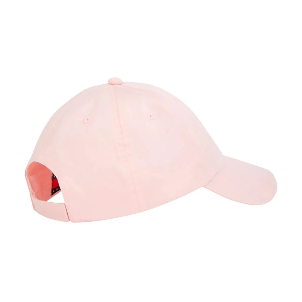 Tommy Jeans Lineair Logo 6 Panel Pet Pink Dames