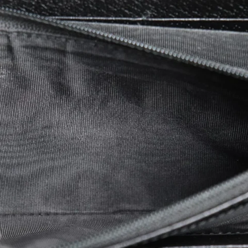 Gucci Vintage Pre-owned Leather wallets Black Dames