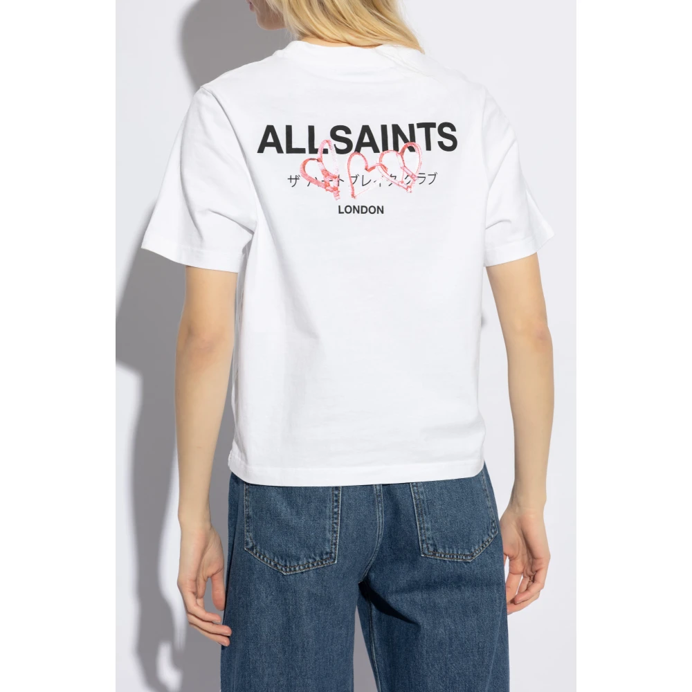 AllSaints T-shirt Amore White Dames