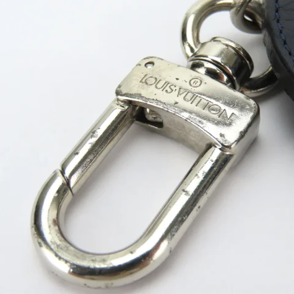 Louis Vuitton Vintage Pre-owned Leather key-holders Blue Dames
